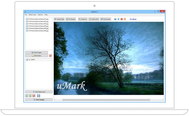 uMark Professional screenshot